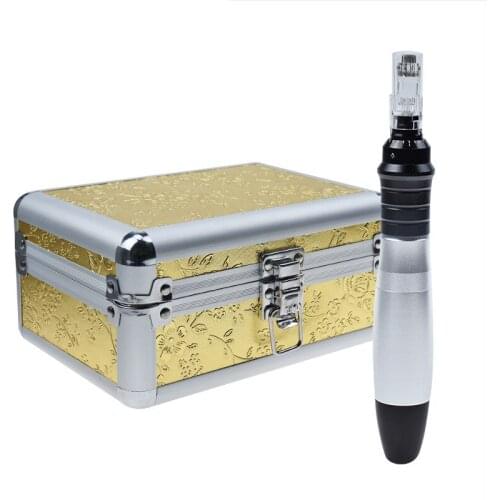 Hot Sale Professional Wired Microneedle Pen With 2pcs 12pin Electric Derma Pen Needle Cartridges