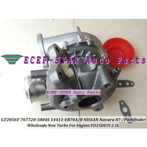GT2056V 767720 767720-0001 14411-EB70A 14411 EB70B 14411 EB70C 14411 EB70A Turbo For NISSAN NAVARA Pathfinder YD25DDTi YD25 2.5L