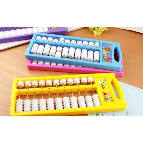 Stationery Elementary School Supplies Award Children Abacus Teaching Aids Gift In Kindergarten Math Toy Educational Plastic 2021