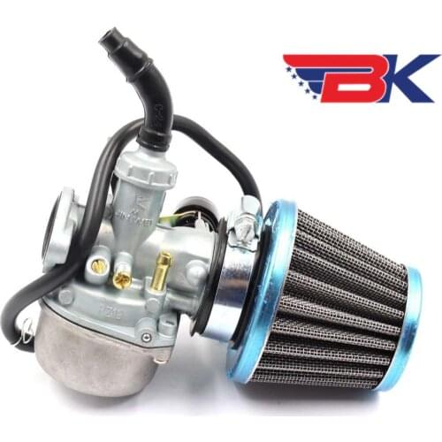 Carburetor With Air Filter for Kandi 110 Kazuma Falcon 110 Panda 110 Lacoste 110 Redcat 50cc 110