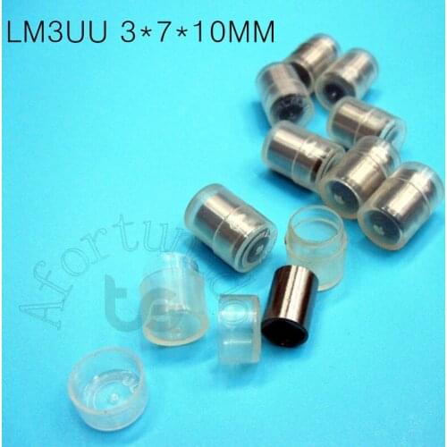 LM3UU 3*7*10mm free shipping bearing 10pcs/lot LM3UU 3mm Linear Ball Bearing Bushing 3*7*10mm for 3d printer parts