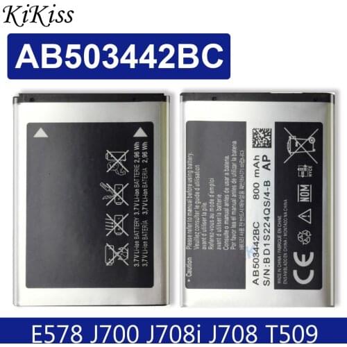 Mobile Phone Battery for Samsung SGH-B110 E570 E578 J700 J700i J700v J708 E578 J700 J708i J708 T509 Battery AB503442BC