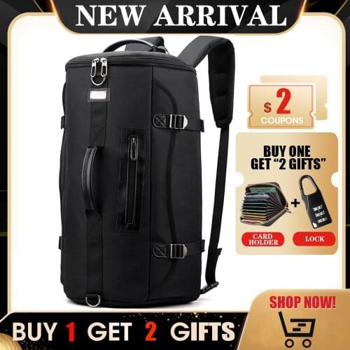 Aubmiea Nylon Waterproof Travel Backpacks Man Climbing Travel Bags Hiking Backpack Outdoor Sport School Bag for Men Women