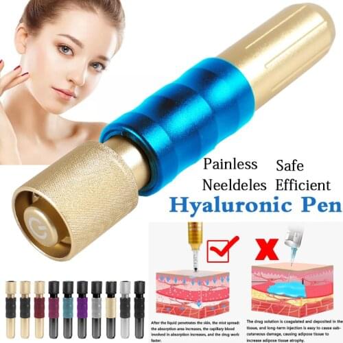 New style High Pressure Hyaluron Pen NonInvasive Atomizer meso Injection guns for lip Filling Anti Wrinkle face Injection pen