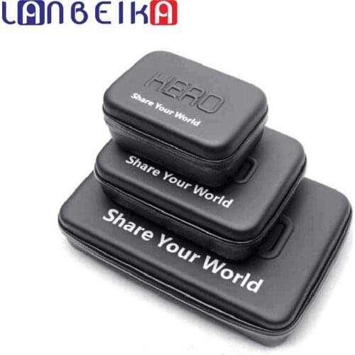 LANBEIKA Protable Waterproof Collection Box Camera Bag Case for Gopro Hero 9 8 7 6 5 4 SJCAM SJ5000 SJ6 SJ8 DJI YI Accessories