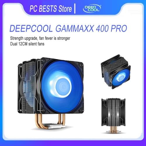 DEEPCOOL GAMMAXX 400 PRO CPU air-cooled radiator 120mm 4pin PWM Quiet Fan for Intel LGA1200 1151 AMD AM4 AM3