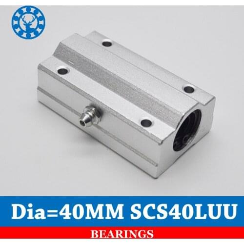 SC40LUU SCS40LUU Linear Ball Bearing Pillow Bolck Linear unit for CNC For 40mm Linear Shaft