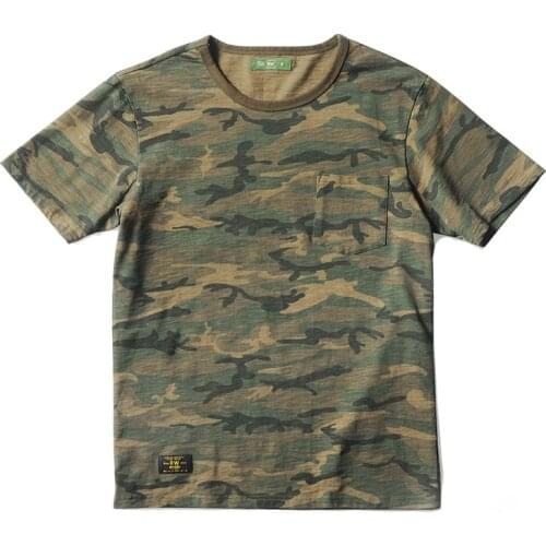 TURBOSUN Mens Camouflage T-Shirts