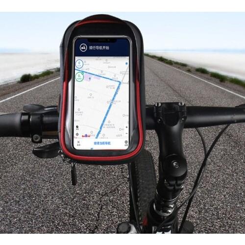 Bicycle Motorcycle Phone Holder Bag Card Package Touch Screen Phone Holder Shockproof And waterproof For Electric Vehicle