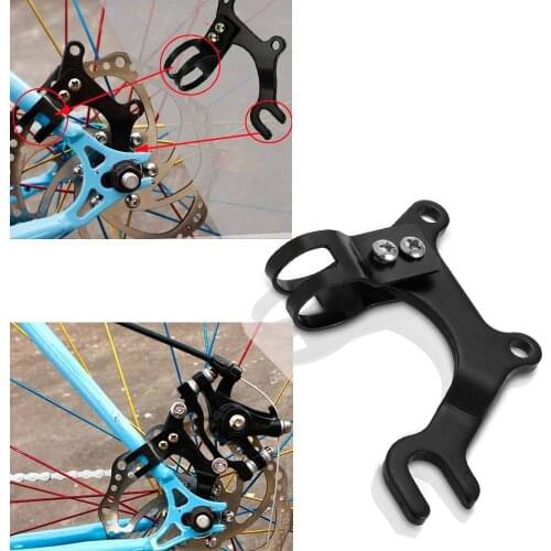 20/32mm Bicycle Mountain Disc Brake New Black MTB Bracket Frame Adapter Mounting Holder Cycling V Brake Rack Disc Accessories