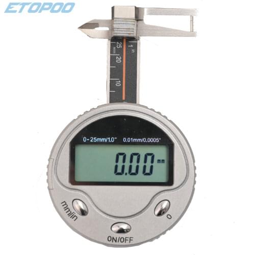 0-25mm 0.01mm Precision Caliper digital jewel gauge gem diamond thickness gauge Gemstone Minitype Caliper pocket digital caliper