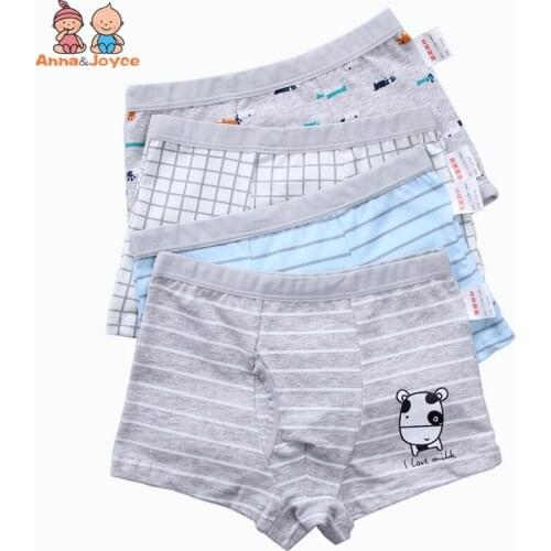 1Pc Boys Underwear Baby Boy Cotton Panties Soft Children Underpants Teenage Briefs Boys Boxer Shorts for 2-12Y