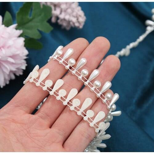 10Yard ABS Pearl Water Drop String Bead Pendant Chain Door Curtain Wedding Party Christmas Holiday Venue Home Hotel Decoration