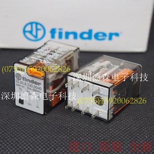 55.32.8.230.0040 230VAC Italian relay 2-way control 8-pin 10A-250V switch