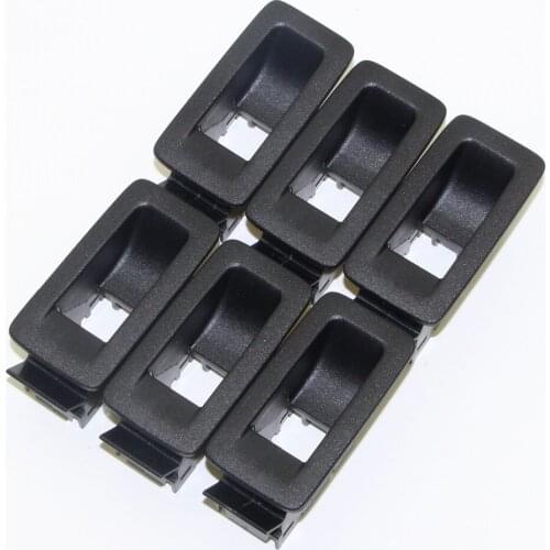 6pcs Side Window Glass Lift Switch Decorative Frame Bracket For VW Tiguan Touran Touareg Jetta Golf MK6 Passat 1F0 959 527