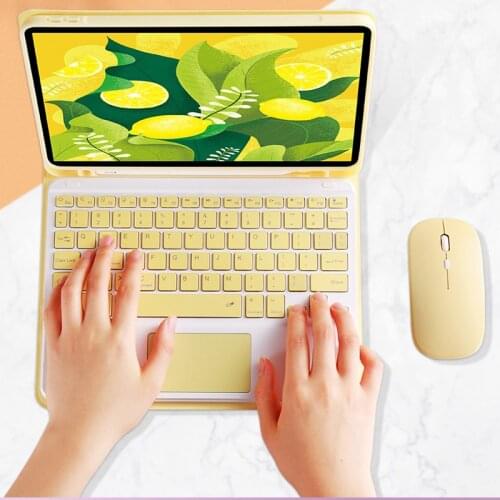 Cover for IPad Tablet Case with Touchpad Keyboard Mouse for IPad 10.2 Case Pro 11 2021 Air 1 2 3 4 9.7 Case with Pencil Holder