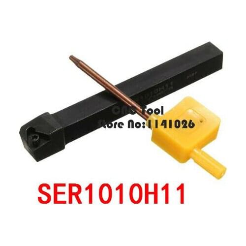 SER1010H11 10*10mm CNC External Threading Tool Holder,Turning tools of Threaded for 11ER Inserts,type SER