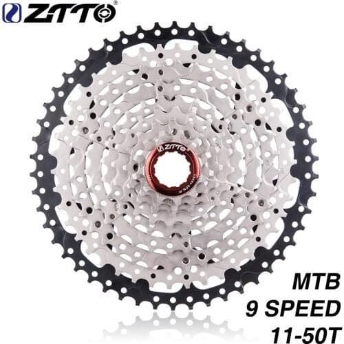 MTB 9 Speed 11-50T Cassette 9 Velocidades Sprockets 9s Flywheel 50T Freewheel 9v K7 Wide Ratio 9speed Compatible M430 M4000 M590