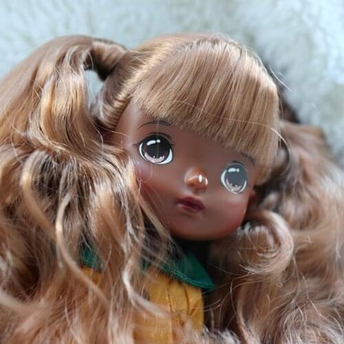 22cm Baby Girl Doll without Makeup Cartoon Cute Doll