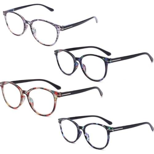 Fashionable Style Women Men Vintage Round Reading Glasses Readers +1.0 - +4.0