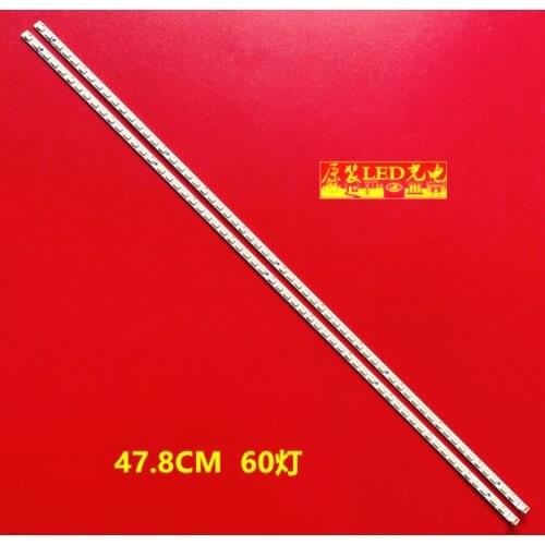 New 2 PCS/lot 60LED 478mm LED backlight strip for LG 37LV3550 37T07-02a 37T07006-Y4102 73.37T07.003-0-CS1 T370HW05do