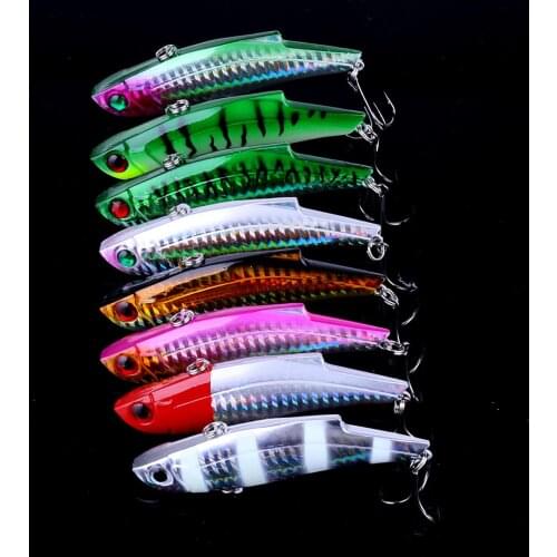 8PCS Sinking VIB Fishing Lure 28g 9cm Vibration Rattle Hook Fishing Lure Pesca Crankbait Baits Wobblers Fake Lure