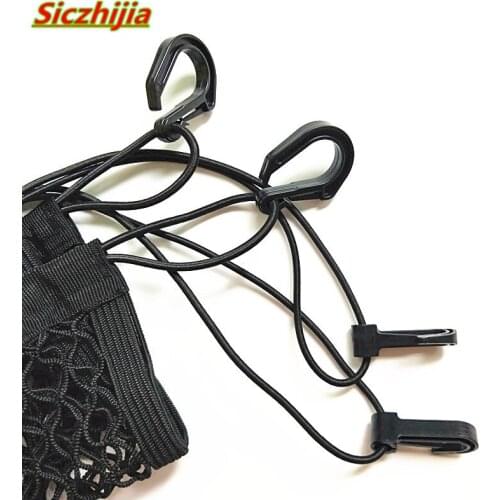 Car trunk storage bag seat elastic mesh net storage bag with screws for Nissan Teana X-Trail Qashqai Livina Sylphy Tiida Sunny