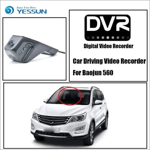YESSUN Car Front Dash Camera CAM / DVR Driving Video Recorder - For iPhone Android APP Control Function For Baojun 560