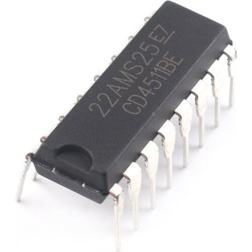 10PCS CD4511BE CD4511 DIP-16 CD4510BE CD4516BE CD4518BE CD4520BE CD4521BE CD4538BE CD4543BE CD4584BE CD4518 CD4541BE CD4541