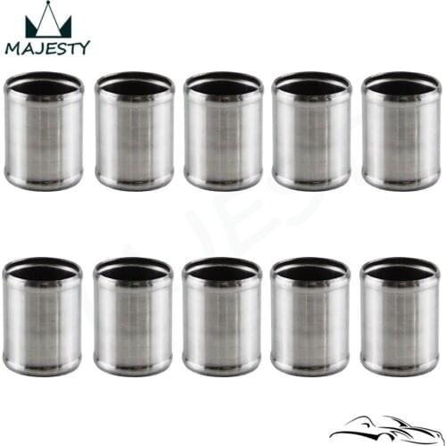 2.5'' 63mm Aluminum Hose Adapter Tube Joiner Pipe Coupler Connector 10PCS L=3