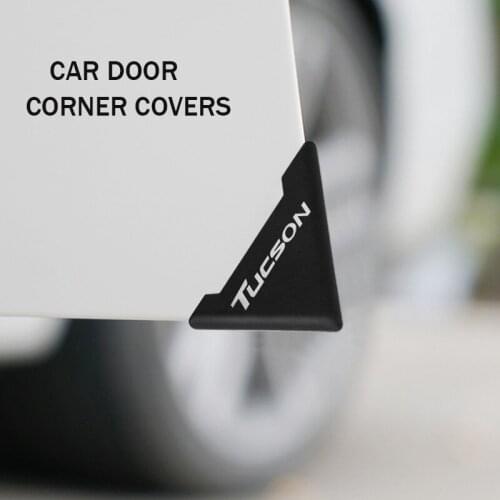 2Pcs/set Silicone Car Door Corner Cover Bumper Crash Scratch Protector Anti-Scratch Protection Auto Car for Hyundai Tucson