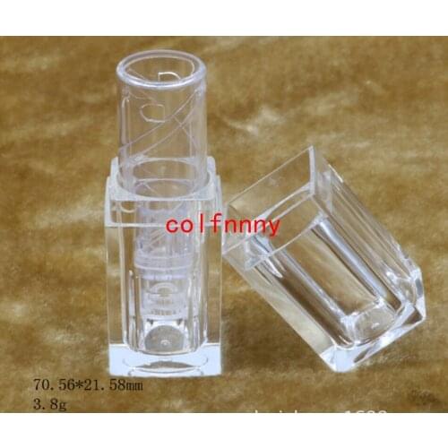 300pcs/lot Shipping transparents ample sack rounded high-grade lipstick tube, empty lip balm container