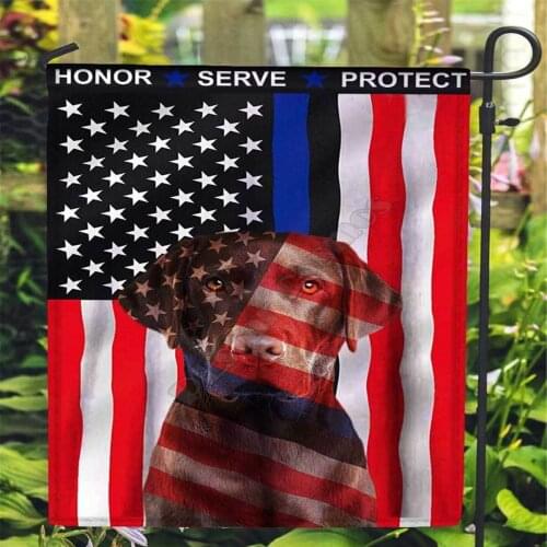 Labrador Flag 3D Full Printing Garden Flags Hanging House Flag Garden Flag Decoration Double-sided Printing