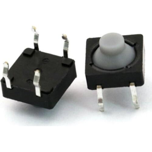 8*8*5MM conductive silicone switch directly inserted 4 foot button micro switch