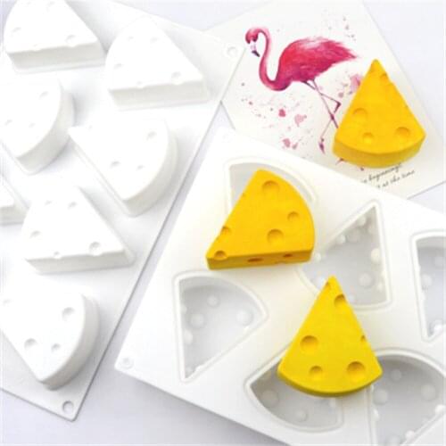 8 Cavity Cheese Cake Mold Silicone For Cake Decorating DIY Baking Mousse Soap Candle Tools French Dessert Decorating Molds