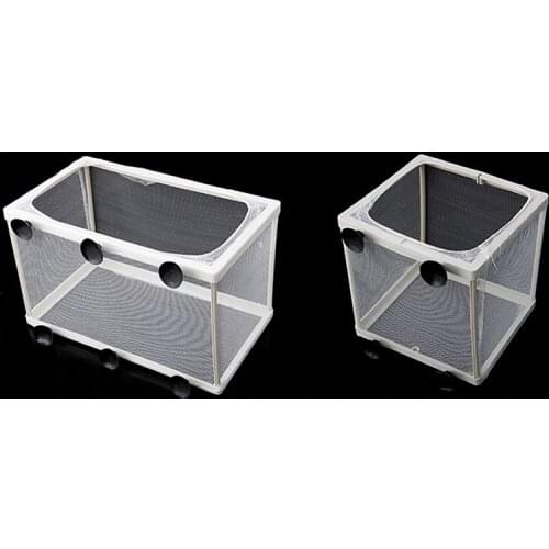 Aquarium Fish Tank Double Breed Incubator Breeder Rearing Trap Box Hatchery S/L new