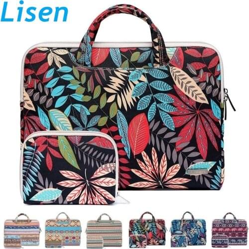 Brand Lisen Laptop Bag 11",13",15",15.6 inch, Lady Man Briefcase Handbag Cover Case For MacBook Notobook 13.3,Dropshipping F218