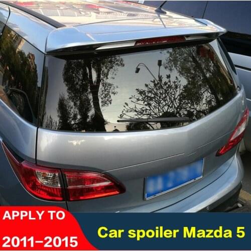 For Mazda 5 Spoiler Car 2011-2015 Mazda5 High Quality ABS Material Car Rear Wing Rear Lip Rear Window Spoiler Trunk Tail Fin