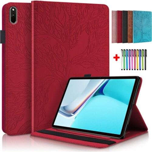 10.95 inch Etui For Huawei Matepad 11 Case 2021 Tablet Wallet Card Slot Shell For Matepad 11 Cover PU Leather TPU Coque + Pen