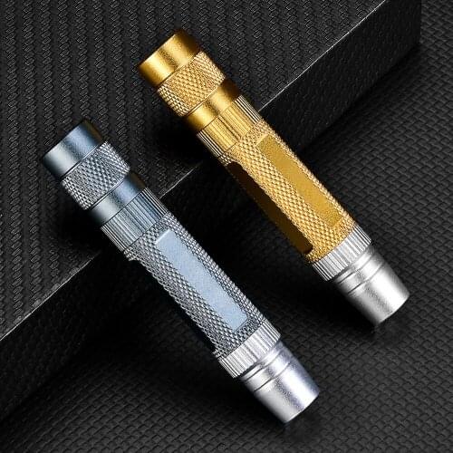 CIGARLOONG Cigar Needle Punch Stainless Steel 2 function Portable Cigar Drill Hole with Luxury Gift Box