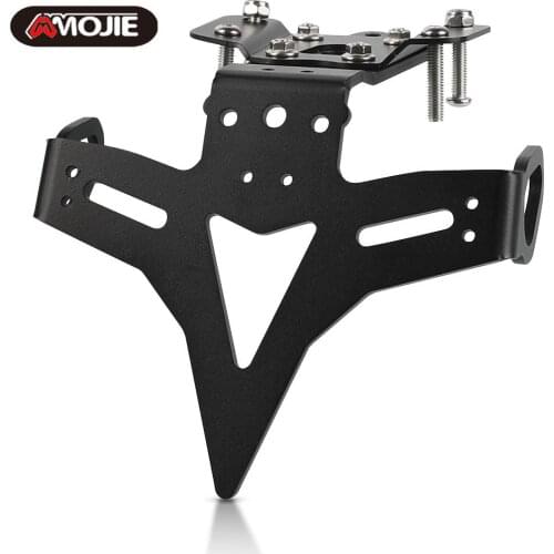 License Plate Holder For Yamaha MT-07 FZ07 MT07 2014 2015 2016 2017 2018 2019 2020 2021 Tail Tidy Fender Eliminator LED Light