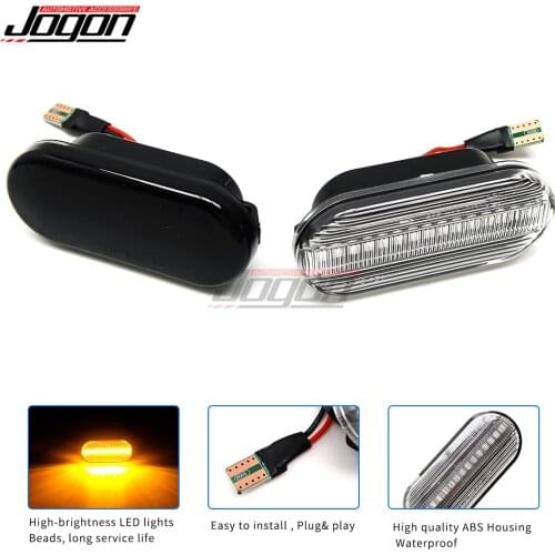 For Volkswagen VW Bora Golf 3 4 Passat 3BG Polo SB6 Dynamic Turn Signal Light LED Side Fender Marker Sequential Blinker Lamp