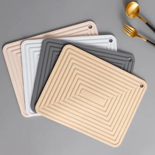 Flexible Silicone Trivets-Multi-purpose Silicone Pot Holders Spoon Rest Kitchen Table Mat - Non Slip Hot Pads and Coasters