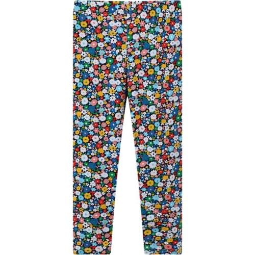 Cotton Flower Girls Leggings Pants New Fashion Kids Skinny Trousers Pants Girls