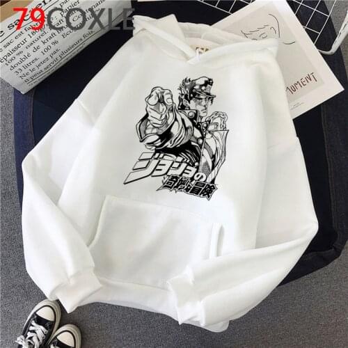 Jojo Bizarre Adventure hoodies male grunge hip hop graphic streetwear men sweatshirts hoddies hip hop 2021