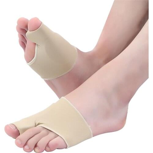 1Pair Hallux Valgus Corrector Day and Night Orthosis with Bigfoot Toe Separator Thumb Valgus Toe Correction Care Tool
