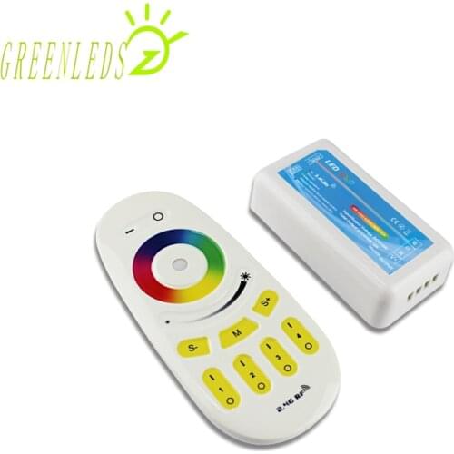 LED RGB Color Wireless Controller 2.4G 4Zone 12A Touch Remote LED Controller JM-T2.4G-03 with High Quality 3 Years Warranties