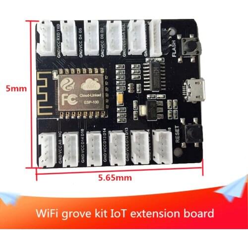 WiFi Grove Kit Development Board PMS5003 WiFi Sensor Shield IoT Extension Board ESP8266 Remote Control Extension Board ESP-12F