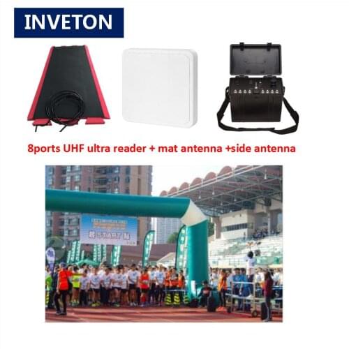 Floor carpet uhf rfid reader antenna high quantity marathon timing system rfid uhf antenna with reader /tag /a complete system