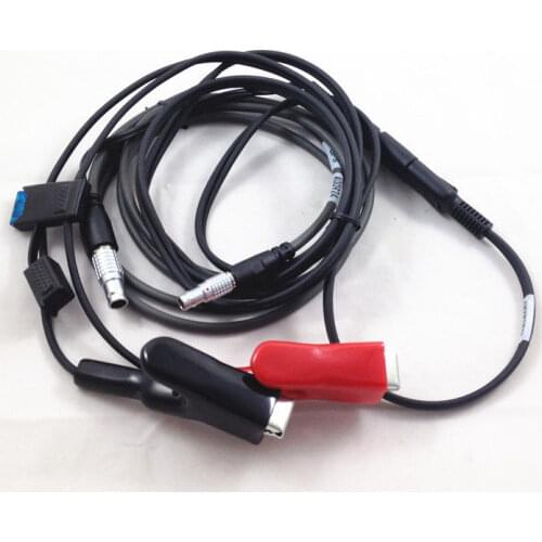NEW External Power Cable with alligator clips for Trimble GPS to PDL HPB